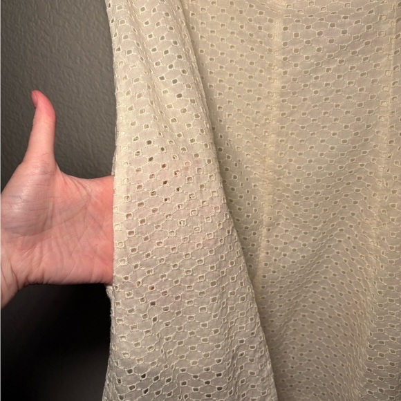 FREE PEOPLE BERRY KISS MINI DRESS IN IVORY Elegant Off-Shoulder Dress - Picture 10 of 12